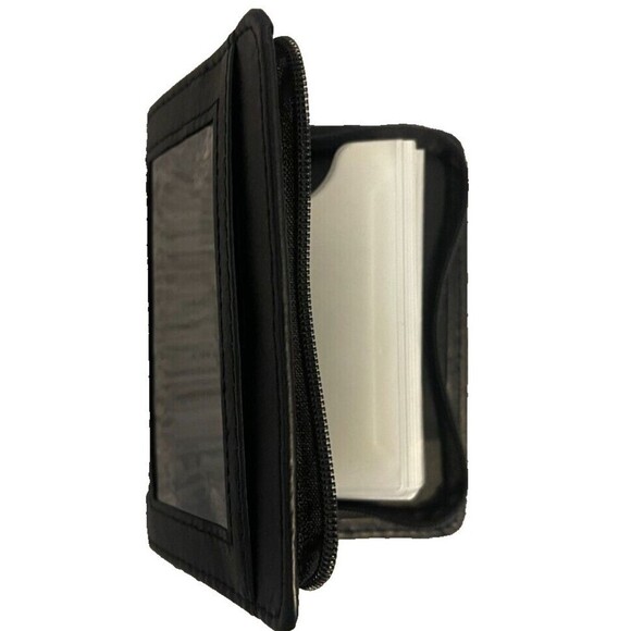 Lock Wallet Protection Amazing Slim Leather RFID Card Wallet ID Holder Purses - Picture 6 of 10